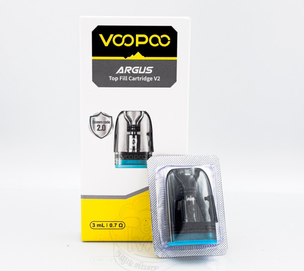 Картридж VooPoo Argus Top Fill / v2 Pod Cartridge для многоразовой POD системы VooPoo Argus Pod / P1 / G / Z / P1s / P2 / G2 / G2 Mini / G3 / Pod SE 2ml/3ml Картридж VooPoo Argus Top Fill / v2 Pod Cartridge для многоразовой POD системы VooPoo Argus Pod / P1 / G / Z / P1s / P2 / G2 / G2 Mini / G3 / Pod SE 2ml/3ml