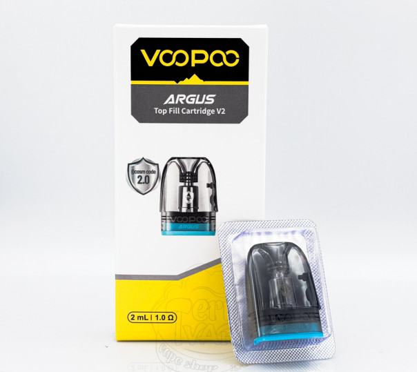 Картридж VooPoo Argus Top Fill / v2 Pod Cartridge для многоразовой POD системы VooPoo Argus Pod / P1 / G / Z / P1s / P2 / G2 / G2 Mini / G3 / Pod SE 2ml/3ml Картридж VooPoo Argus Top Fill / v2 Pod Cartridge для многоразовой POD системы VooPoo Argus Pod / P1 / G / Z / P1s / P2 / G2 / G2 Mini / G3 / Pod SE 2ml/3ml