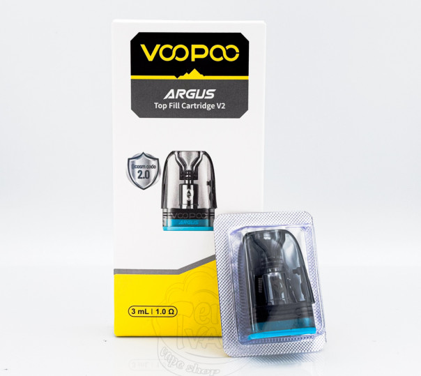 Картридж VooPoo Argus Top Fill / v2 Pod Cartridge для многоразовой POD системы VooPoo Argus Pod / P1 / G / Z / P1s / P2 / G2 / G2 Mini / G3 / Pod SE 2ml/3ml Картридж VooPoo Argus Top Fill / v2 Pod Cartridge для многоразовой POD системы VooPoo Argus Pod / P1 / G / Z / P1s / P2 / G2 / G2 Mini / G3 / Pod SE 2ml/3ml
