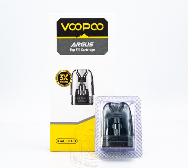 Картридж VooPoo Argus Top Fill / v2 Pod Cartridge для многоразовой POD системы VooPoo Argus Pod / P1 / G / Z / P1s / P2 / G2 / G2 Mini / G3 / Pod SE 2ml/3ml Картридж VooPoo Argus Top Fill / v2 Pod Cartridge для многоразовой POD системы VooPoo Argus Pod / P1 / G / Z / P1s / P2 / G2 / G2 Mini / G3 / Pod SE 2ml/3ml
