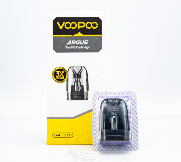 Картридж VooPoo Argus Top Fill / v2 Pod Cartridge для многоразовой POD системы VooPoo Argus Pod / P1 / G / Z / P1s / P2 / G2 / G2 Mini / G3 / Pod SE 2ml/3ml Картридж VooPoo Argus Top Fill / v2 Pod Cartridge для многоразовой POD системы VooPoo Argus Pod / P1 / G / Z / P1s / P2 / G2 / G2 Mini / G3 / Pod SE 2ml/3ml