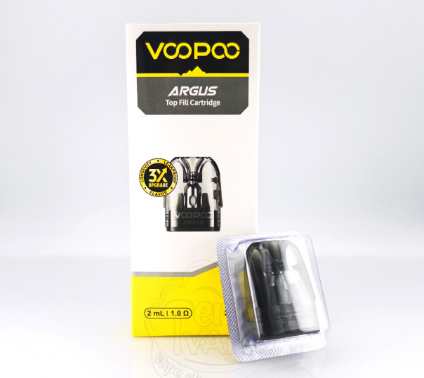 Картридж VooPoo Argus Top Fill / v2 Pod Cartridge для многоразовой POD системы VooPoo Argus Pod / P1 / G / Z / P1s / P2 / G2 / G2 Mini / G3 / Pod SE 2ml/3ml Картридж VooPoo Argus Top Fill / v2 Pod Cartridge для многоразовой POD системы VooPoo Argus Pod / P1 / G / Z / P1s / P2 / G2 / G2 Mini / G3 / Pod SE 2ml/3ml