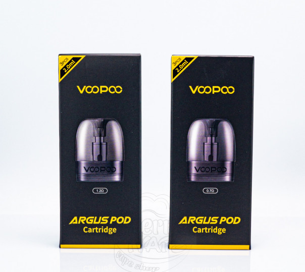 Картридж VooPoo Argus Top Fill / v2 Pod Cartridge для многоразовой POD системы VooPoo Argus Pod / P1 / G / Z / P1s / P2 / G2 / G2 Mini / G3 / Pod SE 2ml/3ml Картридж VooPoo Argus Top Fill / v2 Pod Cartridge для многоразовой POD системы VooPoo Argus Pod / P1 / G / Z / P1s / P2 / G2 / G2 Mini / G3 / Pod SE 2ml/3ml