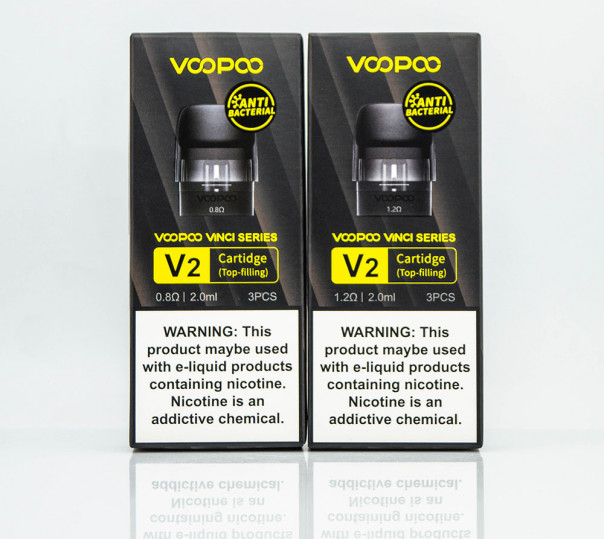 Картридж VooPoo Vinci V2 Pod Cartridge для многоразовой POD системы Vinci Pod Kit / Drag Nano 2 / Vinci Q Kit / Vinci Pod SE / SE 2 Kit 2ml