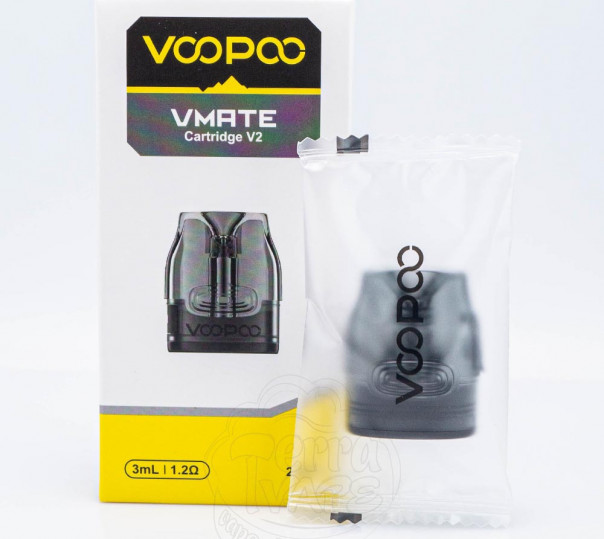 Картридж Voopoo Vmate v2/v3/v4 для багаторазової POD системи VMate, Mini, Max/2, Pro / 2 / Power Edition, E, E2, Infinity, i2, V.Thru Pro Kit 3ml Картридж Voopoo Vmate v2/v3/v4 для багаторазової POD системи VMate, Mini, Max/2, Pro / 2 / Power Edition, E, E2, Infinity, i2, V.Thru Pro Kit 3ml