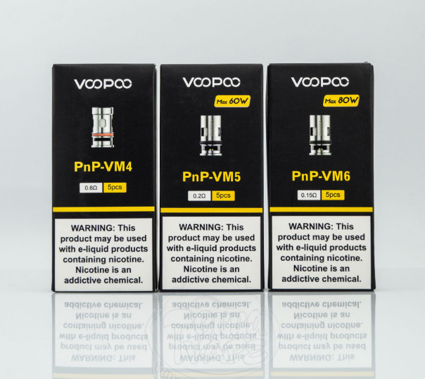 Испаритель VooPoo PnP Coil для Drag E60/H40/H80S/S/X, Argus Pro/X/GT/Air/Mod, Vinci 2/3/X/X2/Air, Uforce-L Tank и др Испаритель VooPoo PnP Coil для Drag E60/H40/H80S/S/X, Argus Pro/X/GT/Air/Mod, Vinci 2/3/X/X2/Air, Uforce-L Tank и др