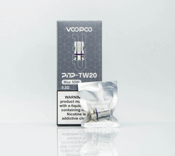 Испаритель VooPoo PnP Coil TW20 0.2 Ом для Drag E60/H80S/S/X, Argus Pro/X/GT, Vinci X/X2, Uforce-L Tank и др