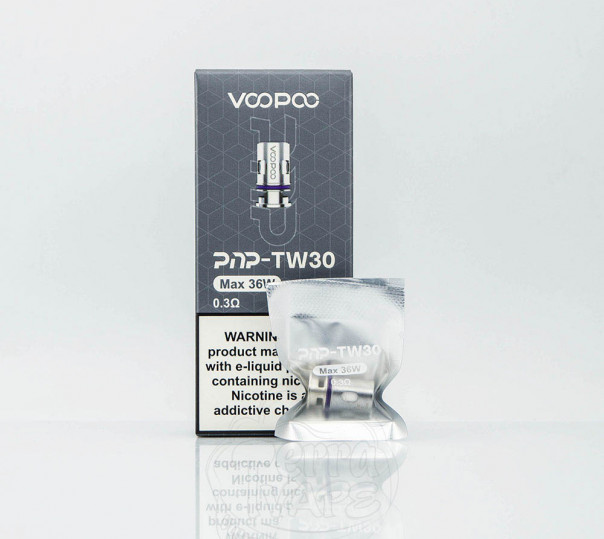 Випаровувач VooPoo PnP Coil TW30 0.3 Ом для Drag H80S/S/X, Argus Pro/X/GT, Vinci X/X2, Uforce-L Tank та інших