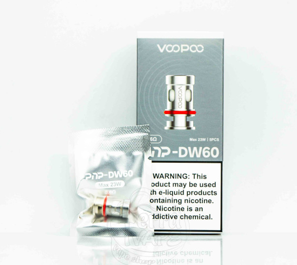 Випаровувач VooPoo PnP Coil DW60 0.6 Ом для Drag E60/H40/H80S/S/X, Argus Pro/X/GT/Mod, Vinci 2/3/X/X2/Air, Uforce-L Tank та інших