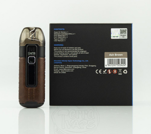 VooPoo Argus Air Pod Kit 25W 900mAh Багаторазова POD система VooPoo Argus Air Pod Kit 25W 900mAh Багаторазова POD система
