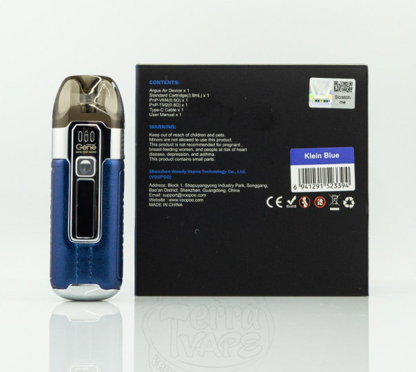 VooPoo Argus Air Pod Kit 25W 900mAh Багаторазова POD система VooPoo Argus Air Pod Kit 25W 900mAh Багаторазова POD система