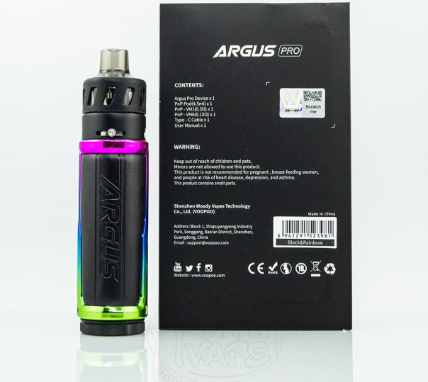 VooPoo Argus Pro Kit 80W 3000mAh Электронная сигарета POD MOD VooPoo Argus Pro Kit 80W 3000mAh Электронная сигарета POD MOD