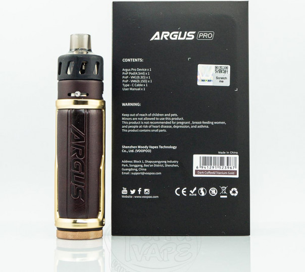 VooPoo Argus Pro Kit 80W 3000mAh Электронная сигарета POD MOD VooPoo Argus Pro Kit 80W 3000mAh Электронная сигарета POD MOD
