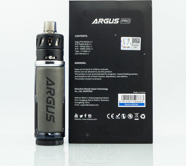 VooPoo Argus Pro Kit 80W 3000mAh Электронная сигарета POD MOD VooPoo Argus Pro Kit 80W 3000mAh Электронная сигарета POD MOD