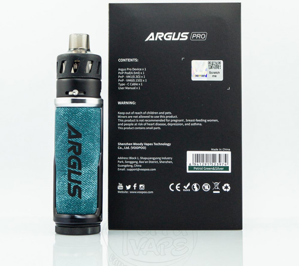 VooPoo Argus Pro Kit 80W 3000mAh Электронная сигарета POD MOD VooPoo Argus Pro Kit 80W 3000mAh Электронная сигарета POD MOD