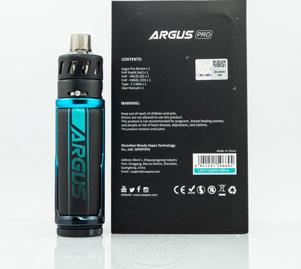VooPoo Argus Pro Kit 80W 3000mAh Электронная сигарета POD MOD VooPoo Argus Pro Kit 80W 3000mAh Электронная сигарета POD MOD