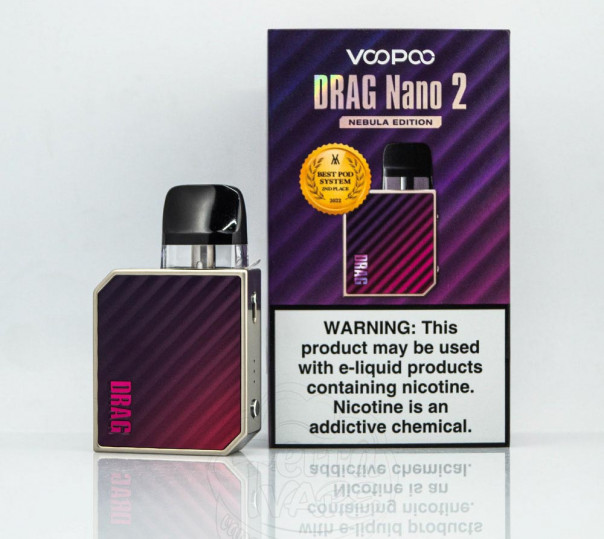 VooPoo Drag Nano 2 Pod Kit 800mAh Багаторазова POD система VooPoo Drag Nano 2 Pod Kit 800mAh Багаторазова POD система