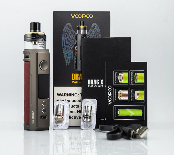 VooPoo Drag X 80W PnP-X Pod Mod Kit 5ml Електронна сигарета POD MOD VooPoo Drag X 80W PnP-X Pod Mod Kit 5ml Електронна сигарета POD MOD