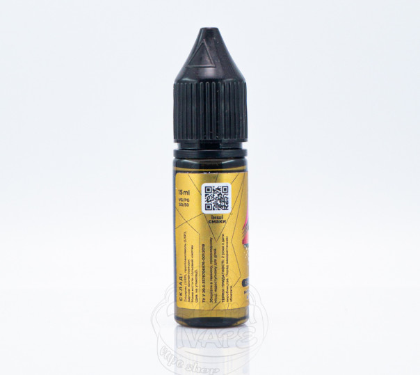 Жидкость Wes Gold Line Salt #4 Raspberry Lemon 15ml 25mg на солевом никотине со вкусом малины с лимоном