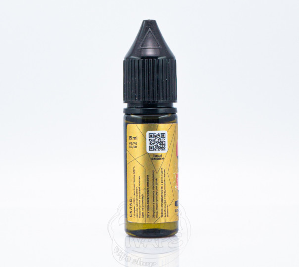 Рідина Wes Gold Line Salt #3 Strawberry Lemonade 15ml 25mg на сольовому нікотині зі смаком полуничного лимонаду Рідина Wes Gold Line Salt #3 Strawberry Lemonade 15ml 25mg на сольовому нікотині зі смаком полуничного лимонаду