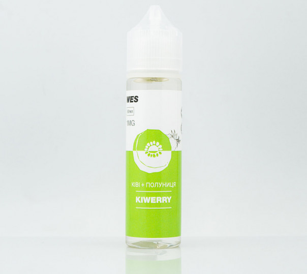 Жидкость WES The First Organic #2 Kiwerry 60ml 3mg на органическом никотине со вкусом клубники и киви