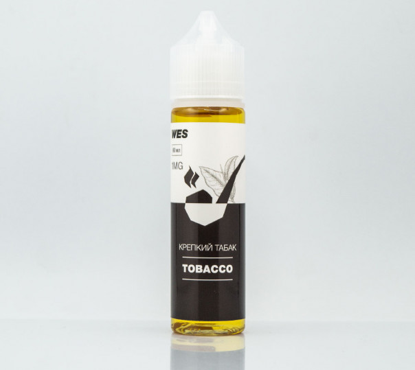 Рідина WES The First Organic #5 Tobacco 60ml 1mg на органічному нікотині зі смаком тютюну