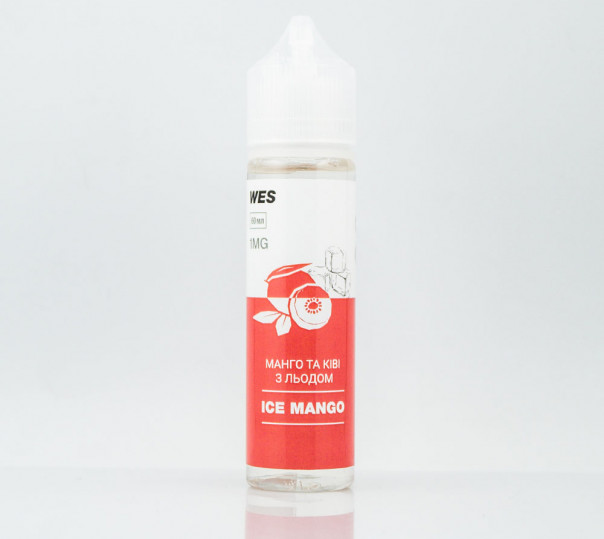 Жидкость WES The First Organic #6 Ice Mango 60ml 1mg на органическом никотине со вкусом манго с холодком
