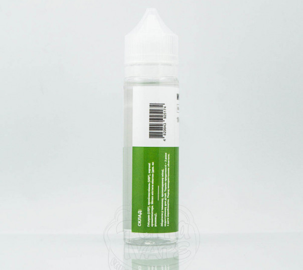 Рідина WES The First Organic #8 Ice Apple 60ml 1mg на органічному нікотині зі смаком яблука з холодком Рідина WES The First Organic #8 Ice Apple 60ml 1mg на органічному нікотині зі смаком яблука з холодком