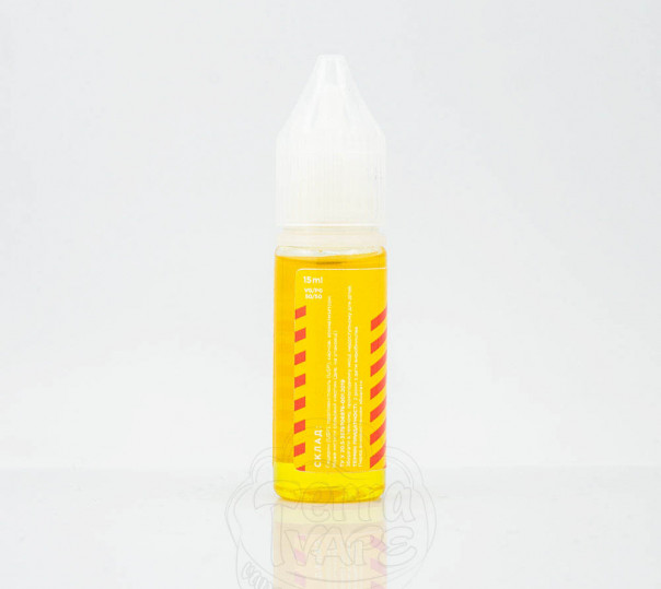 Рідина WES Energy Salt #1 Yellow 15ml 50mg на сольовому нікотині зі смаком дині та полуниці Рідина WES Energy Salt #1 Yellow 15ml 50mg на сольовому нікотині зі смаком дині та полуниці