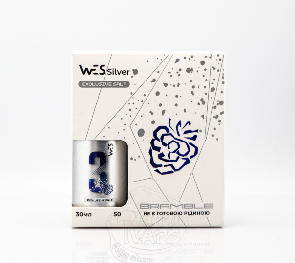 Жидкость WES Silver Salt #3 Bramble 30ml 50mg со вкусом ягод (набор компонентов) Жидкость WES Silver Salt #3 Bramble 30ml 50mg со вкусом ягод (набор компонентов)