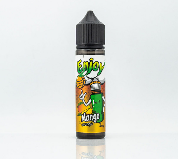 Жидкость WES Split Organic #2 Enjoy 60ml 3mg на органическом никотине со вкусом манго и апельсина