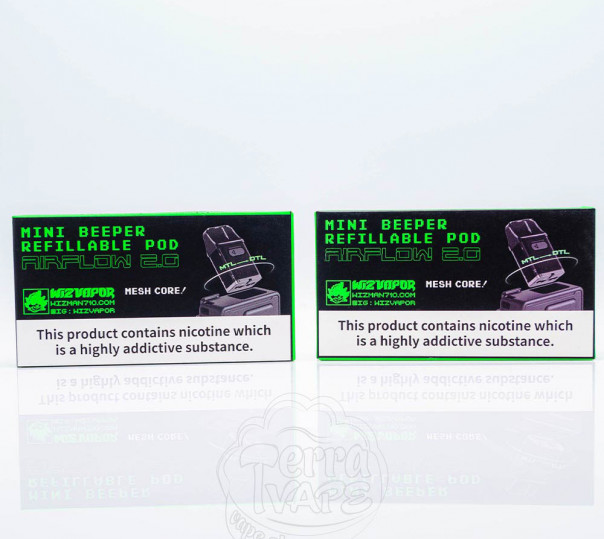 Картридж WizVapor Mini Beeper Pod Cartridge 3.5ml для багаторазової POD системи WizVapor Mini Beeper