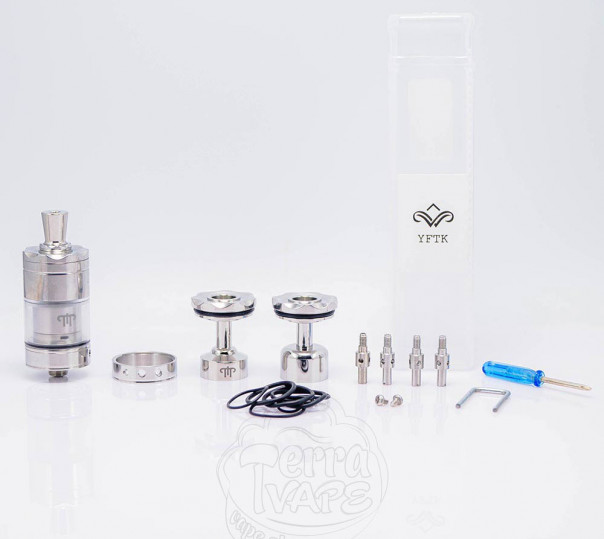 YFTK Diplomat MTL RTA Black Обслуговуваний бак YFTK Diplomat MTL RTA Black Обслуговуваний бак