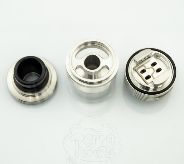 Yachtvape Eclipse Dual RTA Gunmetal Обслуговуваний бак Yachtvape Eclipse Dual RTA Gunmetal Обслуговуваний бак