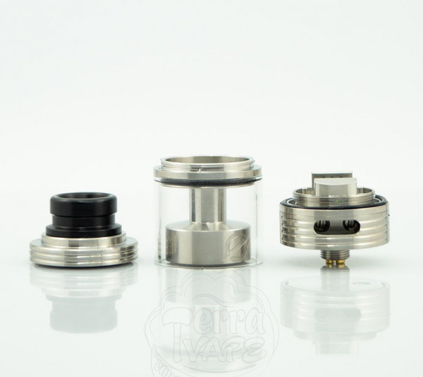 Yachtvape Eclipse Dual RTA Gunmetal Обслуговуваний бак Yachtvape Eclipse Dual RTA Gunmetal Обслуговуваний бак