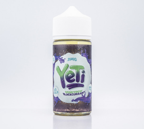 Рідина Yeti Organic Honeydew Blackcurrant 100ml 3mg на органічному нікотині зі смаком смородини з динею