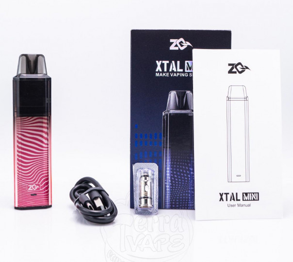 ZQ XTAL Mini Pod Kit 700mAh Black Багаторазова POD система ZQ XTAL Mini Pod Kit 700mAh Black Багаторазова POD система