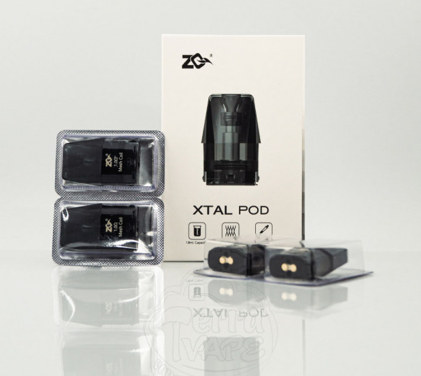 Картридж для многоразовой POD системы ZQ Xtal, SE, SE+ Kit 1.8ml Картридж для многоразовой POD системы ZQ Xtal, SE, SE+ Kit 1.8ml