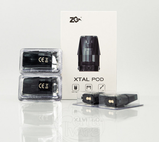 Картридж для многоразовой POD системы ZQ Xtal, SE, SE+ Kit 1.8ml Картридж для многоразовой POD системы ZQ Xtal, SE, SE+ Kit 1.8ml