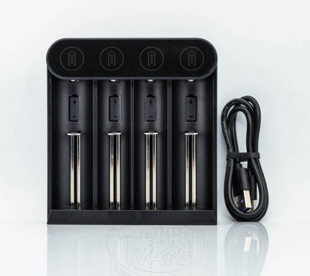 Efest SLIM K4 Type C USB Charger Зарядное устройство Efest SLIM K4 Type C USB Charger Зарядное устройство
