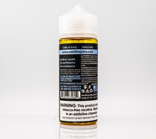 Рідина Zenith Organic Andromeda 120ml 3mg на органічному нікотині зі смаком чорниці та гранату Рідина Zenith Organic Andromeda 120ml 3mg на органічному нікотині зі смаком чорниці та гранату