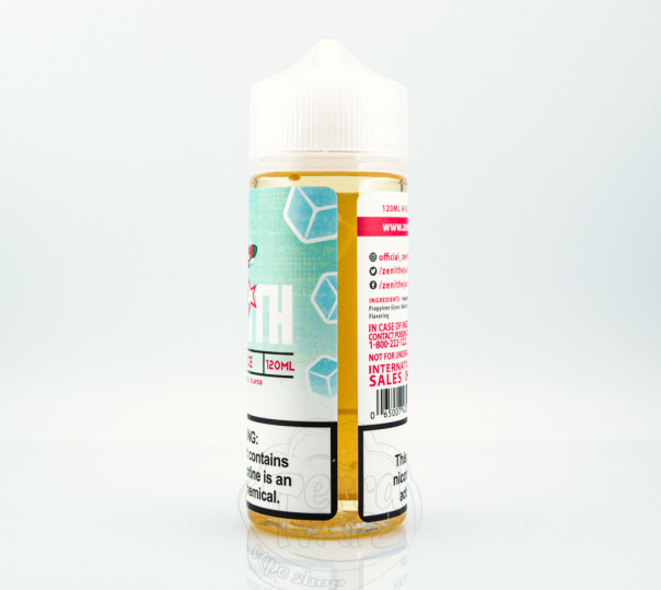 Рідина Zenith Organic Lynx Ice 120ml 3mg на органічному нікотині зі смаком лічі з холодком Рідина Zenith Organic Lynx Ice 120ml 3mg на органічному нікотині зі смаком лічі з холодком