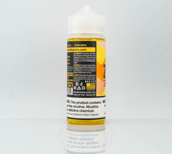 Жидкость Zenith Organic Cassiopeia 120ml 3mg на органическом никотине со вкусом манго и персика Жидкость Zenith Organic Cassiopeia 120ml 3mg на органическом никотине со вкусом манго и персика
