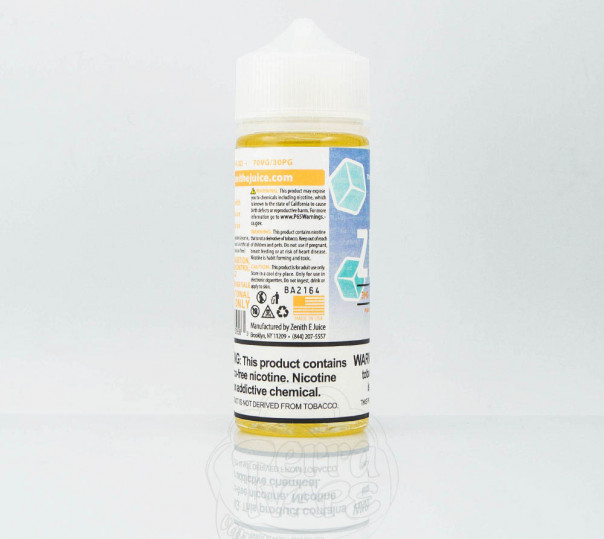 Жидкость Zenith Organic Pisces Ice 120ml 3mg на органическом никотине со вкусом персика и голубой малины с холодком Жидкость Zenith Organic Pisces Ice 120ml 3mg на органическом никотине со вкусом персика и голубой малины с холодком