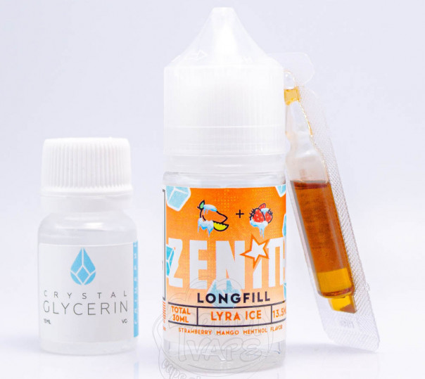 Жидкость Zenith Salt Lyra Ice 30ml 50mg со вкусом манго и клубники с холодком (набор компонентов)