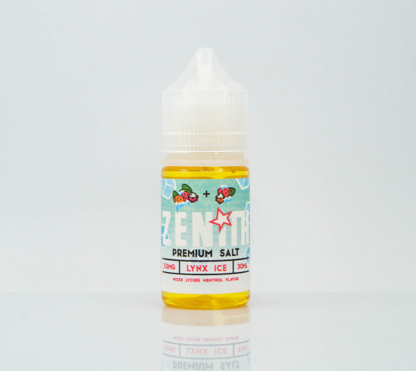 Жидкость Zenith Salt Lynx Ice 30ml 25mg на солевом никотине со вкусом личи с холодком