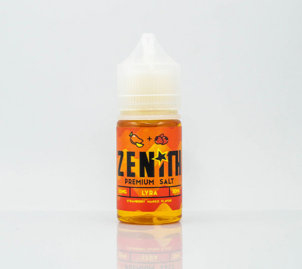 Рідина Zenith Salt Lyra 30ml 25mg на сольовому нікотині зі смаком манго і полуниці