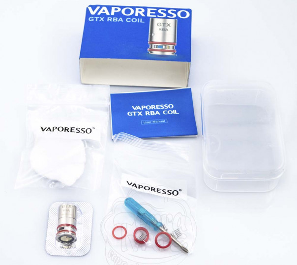 Vaporesso GTX RBA Coil v2 Обслуживаемая база для многоразовой POD системы Vaporesso Luxe XR / XR Max / X Pro Pod Kit 5ml Vaporesso GTX RBA Coil v2 Обслуживаемая база для многоразовой POD системы Vaporesso Luxe XR / XR Max / X Pro Pod Kit 5ml