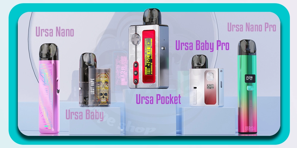 Внешний вид под-систем Lost Vape Ursa
