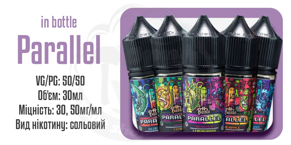 Характеристики рідини In Bottle Parallel